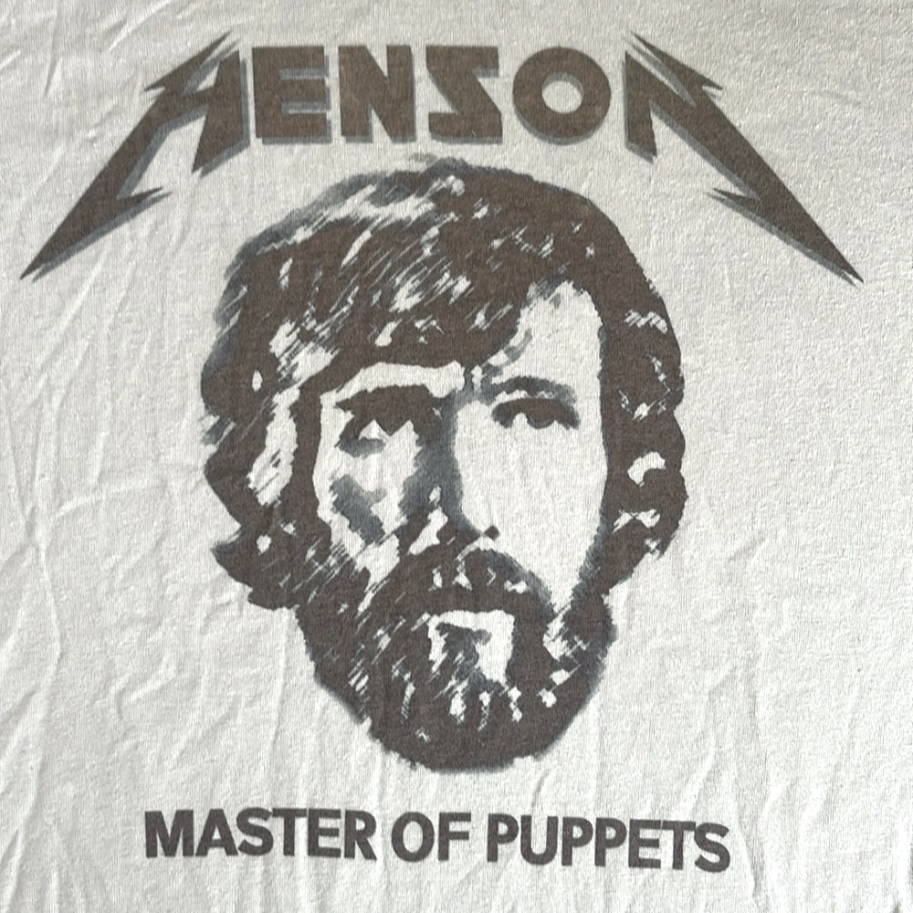 Henson, master of puppets, brand new never worn, production leftover, XL women’s